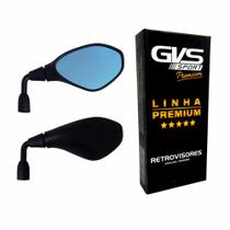 Retrovisor BMW F800 Haste Curta Rebaixada Lente 90 Convexa Azul Honda - GVS Sport