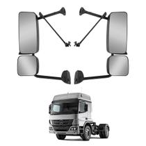Retrovisor c Auxiliar Compatível c Mercedes Axor Atego LD LE