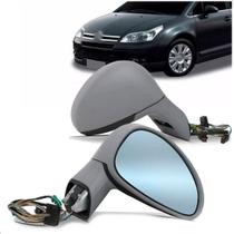 Retrovisor C4 2007 2008 2009 2010 2011 Termico Azul