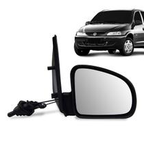 Retrovisor Celta 2000 a 2006 2/4 portas com controle Lado Direito Passageiro