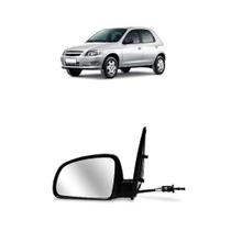 Retrovisor Celta Prisma 2007 2008 2009 2010 2011 2012 2/4 Portas com Controle Lado Esquerdo
