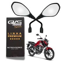 Retrovisor Cg Titan Fan Start 160 Fixo Gvs Lente Convexa