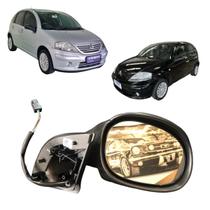 Retrovisor Citroen C3 2003 2004 2005 2006 2007 2008 Elétrico