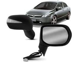 Retrovisor Civic 2006 A 2011 Eletrico Retratil Com Pisca