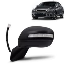 Retrovisor Civic 2012 2013 2014 2015 2016 Eletrico Com Pisca