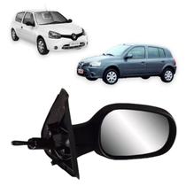 Retrovisor Clio 2003 a 2011 Com Controle Manual