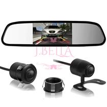 Retrovisor Com Camera de Ré LCD 4,3 Polegadas 12V Para Carro e Caminhão Fácil de Instalar Wide Screen Auto Search System
