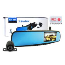 Retrovisor com Cameras Dianteira E Traseira Com Gravação DVR Roadstar RS-510BR