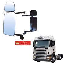 Retrovisor Completo Scania S5 Economico Le Com Desembaçador