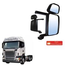 Retrovisor Completo Scania Serie 4 E 5 Ld Com Desembaçador Retrovisor Completo Scania Serie 4 E 5 Ld Com Desembaçador