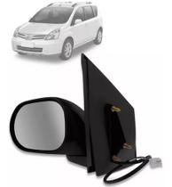 Retrovisor Cont. Elétrico Text Esquerdo Nissan Livina 09/... EB653 Retrovisor Cont. Elétrico Text Esquerdo Nissan Livina 09/... EB653