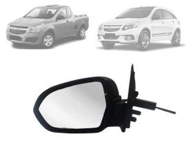 Retrovisor Controle Interno Agile Montana 09 Em Diante Esquerdo