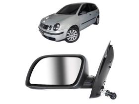 Retrovisor Controle Interno Texturizado VW Polo 02 a 10 Esquerdo EB085 Retrovisor Controle Interno Texturizado VW Polo 02 a 10 Esquerdo EB085