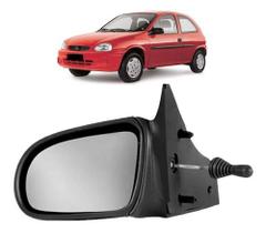 Retrovisor Corsa com Controle Hatch Sedan Wagon Pick-Up Classic 93 94 95 96 97 98 99 2000 2001 2002 Lado Esquerdo