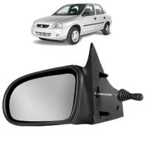 Retrovisor Corsa com Controle Sedan Classic Wagon Pick-Up Hatch 93 94 95 96 97 98 99 2000 2001 2002 Lado Esquerdo