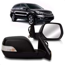 Retrovisor crv 2007 a 2012 eletrico retratil com pisca capa primer