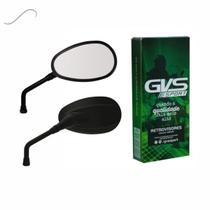Retrovisor Custom Preto Brilhante Lente Plana Rosca Yamaha Retrovisor Custom Preto Brilhante Lente Plana Rosca Yamaha