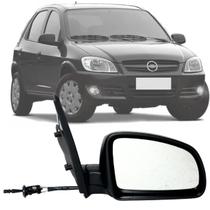Retrovisor Direito Carona Chevrolet Celta Prisma 2007 2008 2009 2010 2011 2012 2013 2014 com Controle Interno Manual