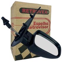 Retrovisor Direito Com Controle Uno 2 Portas 2010 A 2016 - Retrovex 4530