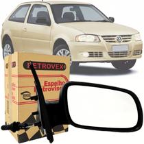 Retrovisor Direito Lado Passageiro Volkswagn Gol G3 G4 2000 2001 2002 2003 até 2014 Manual com Controle de 2 Portas