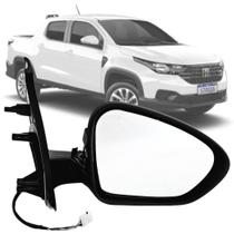 Retrovisor Direito (passageiro) Nova Fiat Strada 2020 2021 2022 com regulagem Elétrico e Seta (pisca) Original