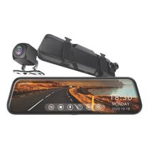 Retrovisor Dvr Com Tela Full Lcd Touch 9.6 e Câmera Auxiliar Roadstar RS-1010BR Pro Line