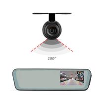 Retrovisor DVR MI Tela 9.6" Câmera Frontal / Ré Pro Line USB 12/24V Roadstar - RS1010BR MDVR MI
