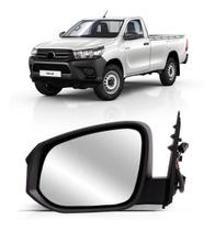 Retrovisor eletrico c/capa texturizada hilux 2016 a 2021