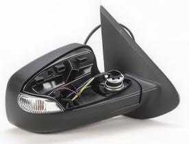 Retrovisor Elétrico C/ Seta e Sensor de Temperatura Lado Direito para Renault Logan Sandero