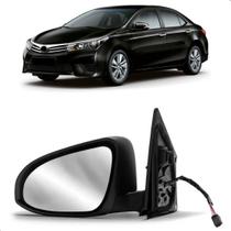 Retrovisor Elétrico Corolla 2014 A 2019 Retrátil Com Pisca