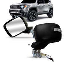 Retrovisor elétrico jeep renegade 2014 a 2016 com sensor retrátil