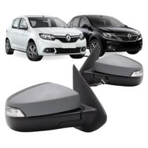 Retrovisor Eletrico Logan Sandero 2014 A 2017 Com Pisca Retrovisor Eletrico Logan Sandero 2014 A 2017 Com Pisca
