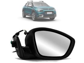 Retrovisor Eletrico p/ C4 Cactus sensor temperatura capa lisa 2018/... passageiro EB990