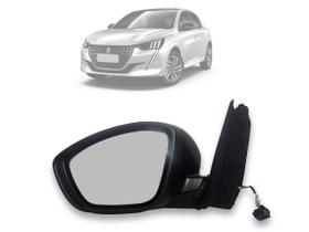 Retrovisor Elétrico Pisca P/ Peugeot 208 2021 Diante Motorista EB1019