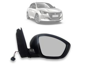 Retrovisor Elétrico Pisca P/ Peugeot 208 2021 Diante Passageiro EB1018