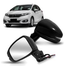 Retrovisor Elétrico Retrátil Fit/ Wrv 2014 A 2021 C/ Pisca