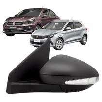 Retrovisor Espelho Argo Cronos 2017 até 2025 Com Controle Com Pisca Seta