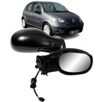 Retrovisor Espelho Citroen C3 2002 Até 2012 Elétrico