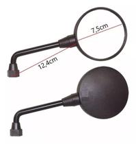 Retrovisor Espelho Esportivo Mini Redondo 90º Honda / Par