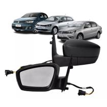 Retrovisor Espelho Gol G6 G7 G8 Voyage 12/22 Esquerdo Elétrico Sem Pisca
