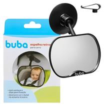 Retrovisor Espelho Infantil Bebê Conforto Buba Para Carro Com Presilha E Ventosa Gira 360