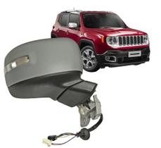 Retrovisor Espelho Jeep Renegade 2015 Até 2021 Elétrico Com Pisca Retrátil Com Aquecimento - Mirror Retrovisor Espelho Jeep Renegade 2015 Até 2021 Elétrico Com Pisca Retrátil Com Aquecimento - Mirror