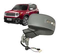 Retrovisor Espelho Jeep Renegade 2015 Até 2021 Elétrico Com Pisca Retrátil Com Aquecimento - Mirror Retrovisor Espelho Jeep Renegade 2015 Até 2021 Elétrico Com Pisca Retrátil Com Aquecimento - Mirror