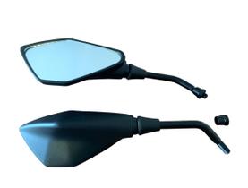 Retrovisor Espelho Kawazaki Z400 Lente Plana Rosca