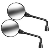 Retrovisor Espelho Mini Redondo Preto Awa Rosca Honda 541