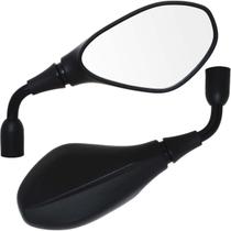 Retrovisor espelho moto modelo BMW GS F650 F800 Fixo Lente Plana Haste curta Yamaha TERMINAR Par