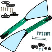 Retrovisor espelho moto modelo Rizoma Piramide CNC Honda Yamaha CG125 CG150 CG160 CB250 CB300 Twister YBR XTZ Par