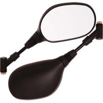 Retrovisor espelho moto modelo XT660 Fixo Lente Plana Haste normal Honda CG125 CG150 CG160 CB250 CB300 Twister Par