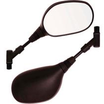 Retrovisor espelho moto modelo XT660 Retrátil Lente Plana Haste normal Yamaha YBR125 YBR150 Fazer MT03 MT07 MT09 XTZ Par