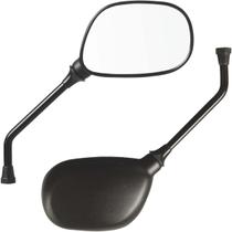 Retrovisor espelho moto YBR125 XTZ125 YBR150 Factor YS150 YS250 Fazer XTZ150 Crosser Lander Lente plana Yamaha Par